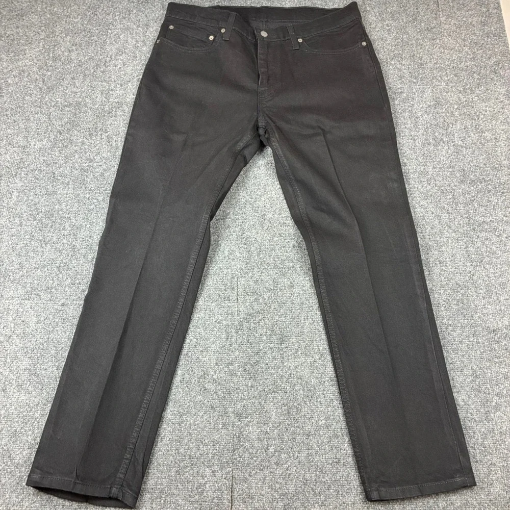 Levis 511 Slim Fit Jeans Mens Size 36x30 Black Denim Pants 04511-1907